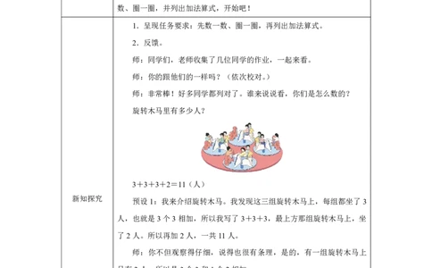 4乘法的初步认识例1_乘法的初步认识例1_教学设计_小学数学人教版单独教案（1-6上下册）_《智慧教育教案》1-6上下册（25秋）_1-6上册_2年级上册（教案）2025秋新教材_第2单元