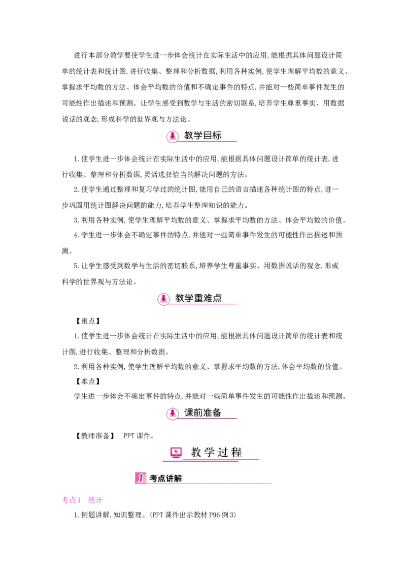 总复习_小学数学人教版6年级下册_1课时详案_1课时详案