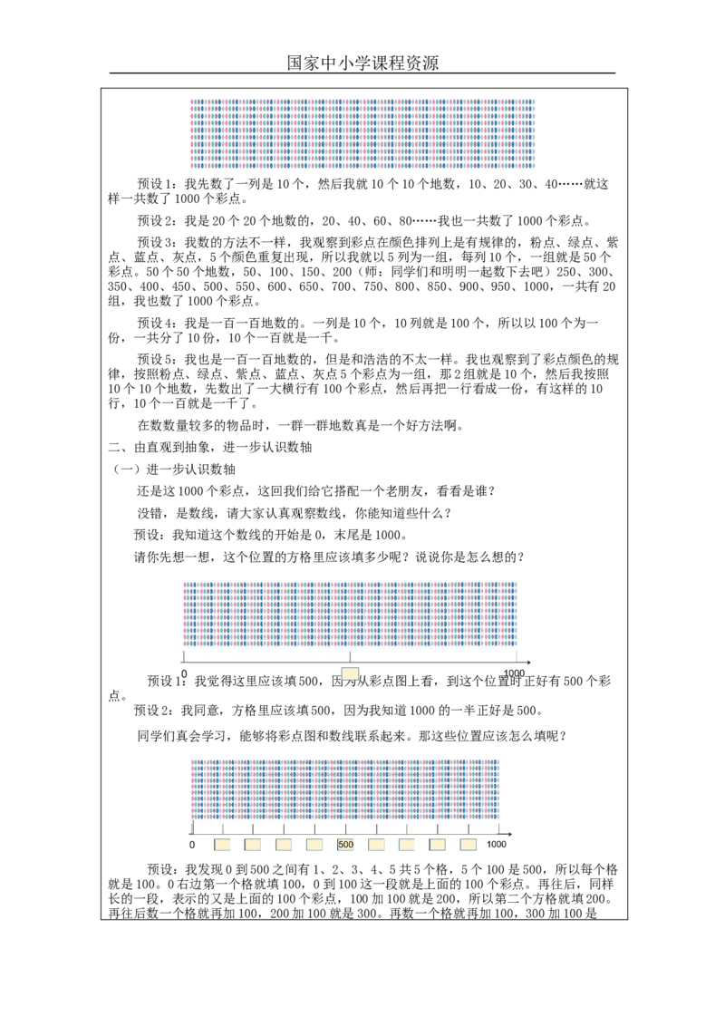 7.21000以内数的认识(第2课时)_教学设计_小学数学人教版单独教案（1-6上下册）_《智慧教育教案》1-6上下册（25秋）_1-6下册_2年级下册（教案）新插图_第7单元万以内数的认识