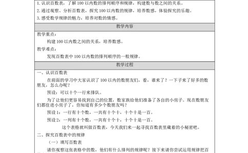 4.3100以内数的顺序教学设计_小学数学人教版单独教案（1-6上下册）_《智慧教育教案》1-6上下册（25秋）_1-6下册_1年级下册（教案）2025春_2024春_第4单元100以内数的认识
