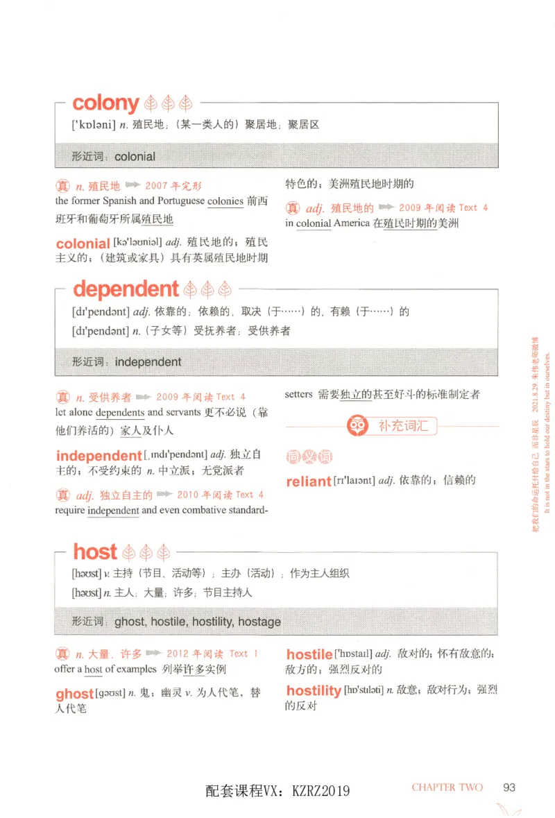恋词考研英语5500词（晨起刷词-识记强化分册）_考研英语真题（英一＋英二）_考研英语真题_考研英语一历年真题_5500词（真题运用+强化强化）