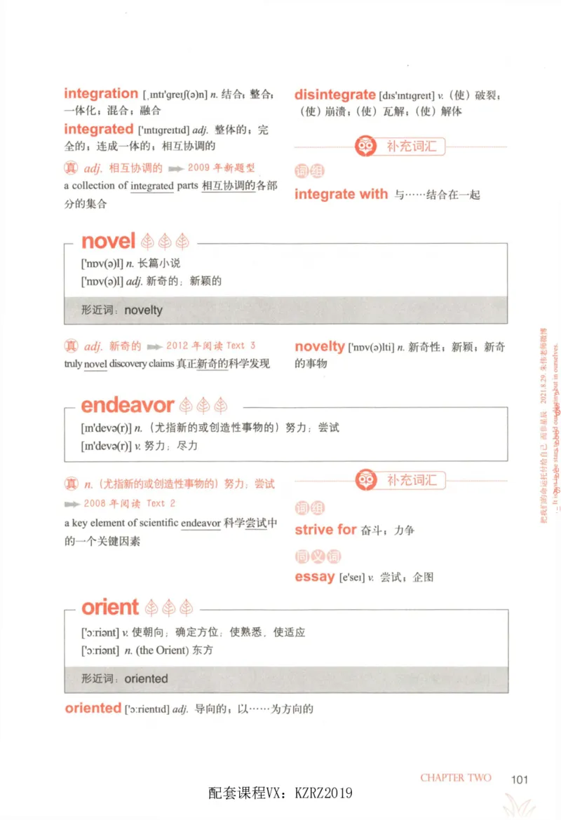 恋词考研英语5500词（晨起刷词-识记强化分册）_考研英语真题（英一＋英二）_考研英语真题_考研英语一历年真题_5500词（真题运用+强化强化）