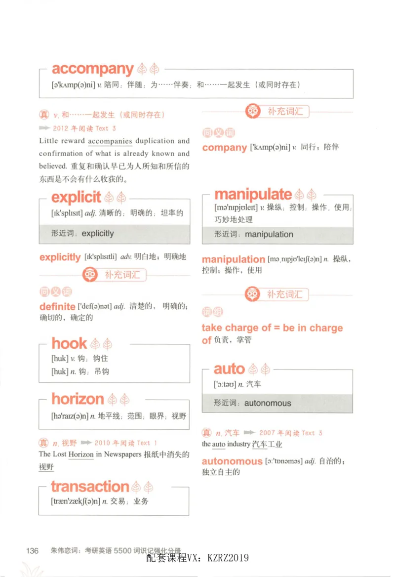 恋词考研英语5500词（晨起刷词-识记强化分册）_考研英语真题（英一＋英二）_考研英语真题_考研英语一历年真题_5500词（真题运用+强化强化）