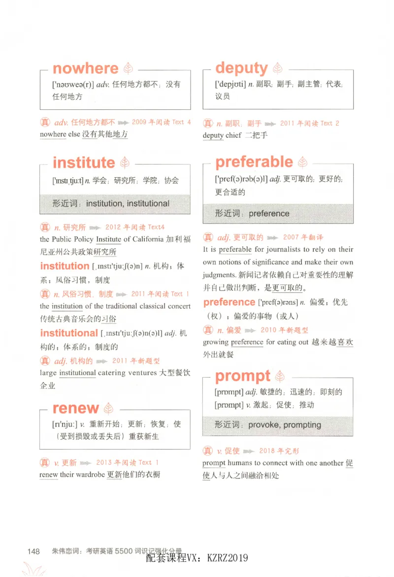 恋词考研英语5500词（晨起刷词-识记强化分册）_考研英语真题（英一＋英二）_考研英语真题_考研英语一历年真题_5500词（真题运用+强化强化）