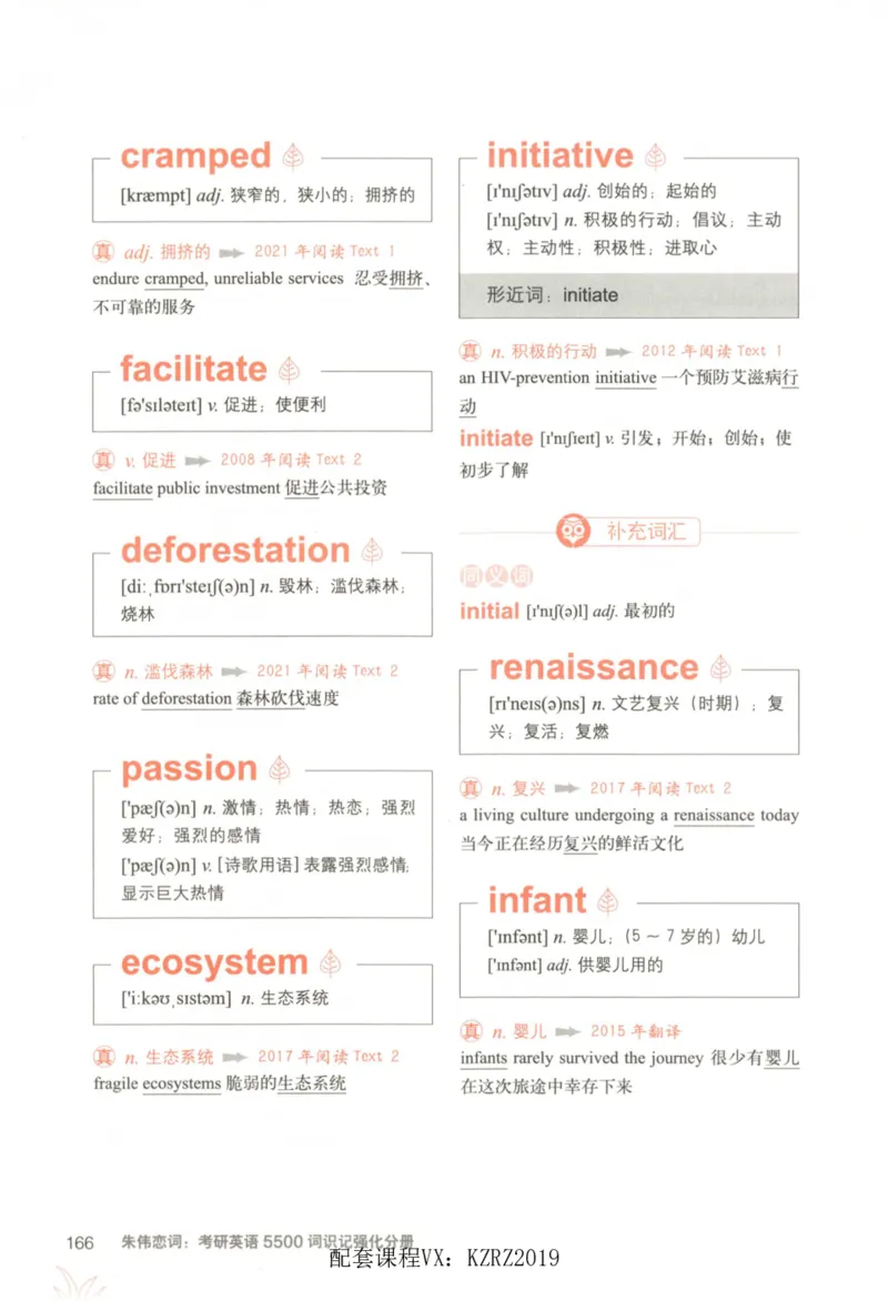 恋词考研英语5500词（晨起刷词-识记强化分册）_考研英语真题（英一＋英二）_考研英语真题_考研英语一历年真题_5500词（真题运用+强化强化）