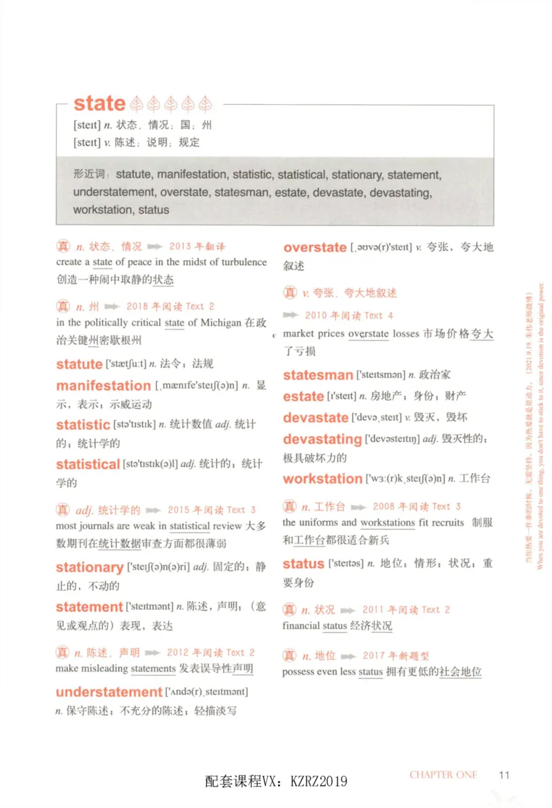 恋词考研英语5500词（晨起刷词-识记强化分册）_考研英语真题（英一＋英二）_考研英语真题_考研英语一历年真题_5500词（真题运用+强化强化）