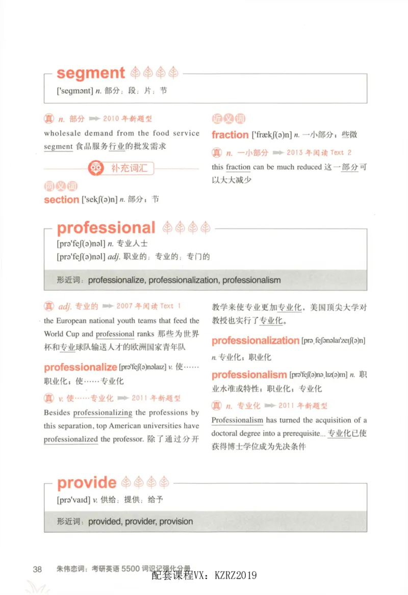 恋词考研英语5500词（晨起刷词-识记强化分册）_考研英语真题（英一＋英二）_考研英语真题_考研英语一历年真题_5500词（真题运用+强化强化）