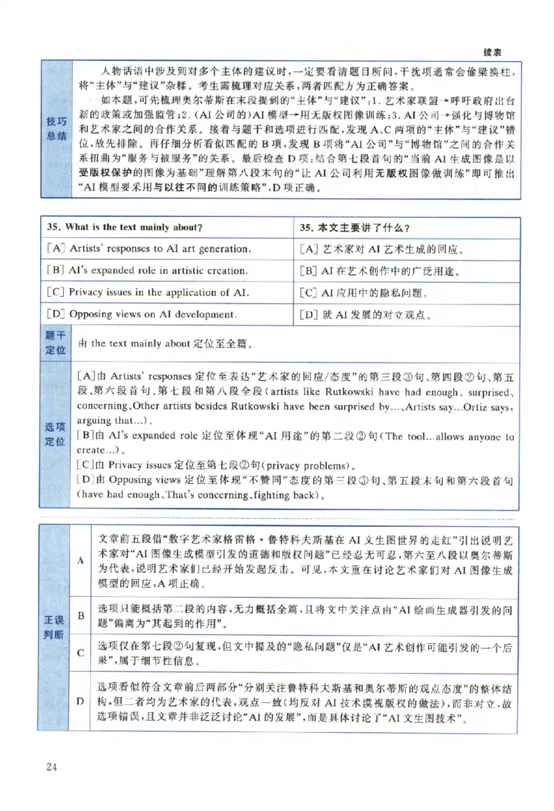2024年真题解析及复习思路_考研英语真题（英一＋英二）_考研英语真题_考研英语一历年真题_❤️6.黄皮-英语一解析_真题解析及复习思路（2001-2025）