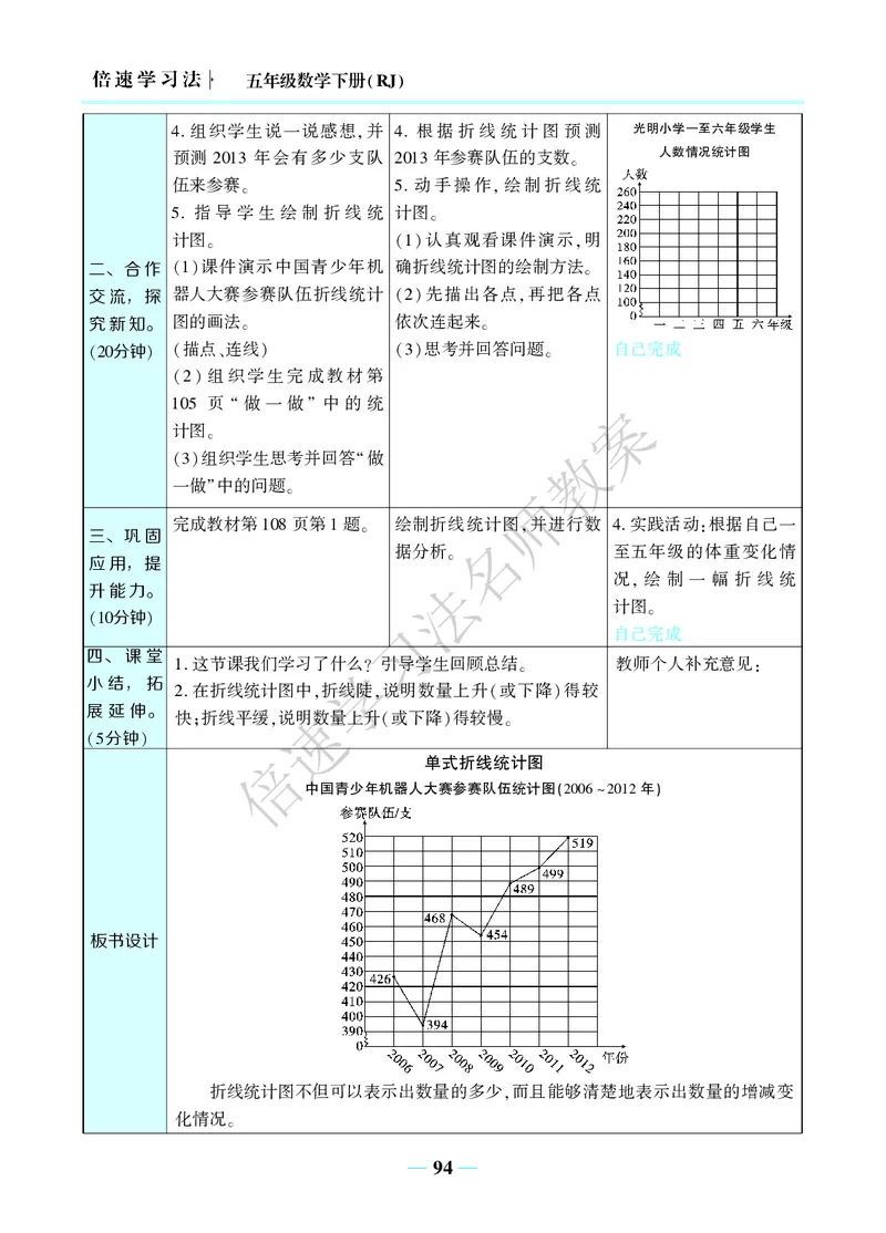 倍速名师教案RJ5数下_小学数学人教版单独教案（1-6上下册）_《名师教案》1-6上下册（24秋）_1-6下册