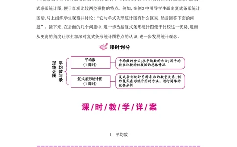 第8单元　平均数与条形统计图_小学数学人教版4年级下册_1课时详案_1课时详案