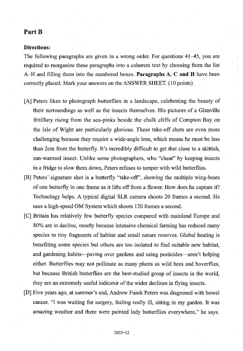 2025年真题及答案速查_考研英语真题（英一＋英二）_考研英语真题_考研英语一历年真题_❤️6.黄皮-英语一解析_真题及答案速查（2001-2025）