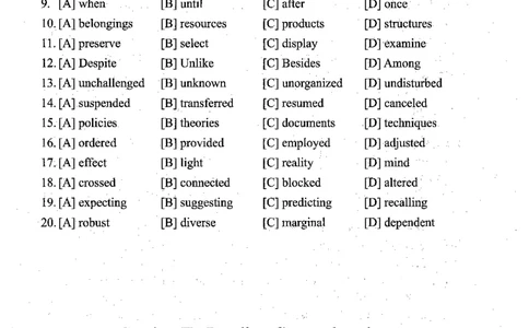 2025年真题及答案速查_考研英语真题（英一＋英二）_考研英语真题_考研英语一历年真题_❤️6.黄皮-英语一解析_真题及答案速查（2001-2025）