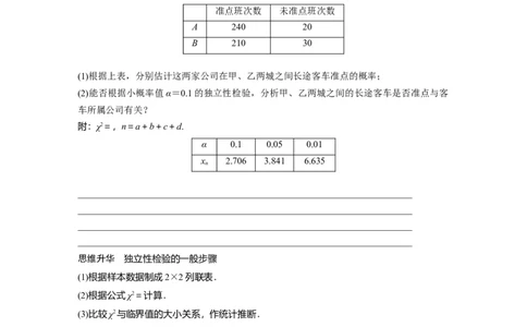第9章　&sect;9.4　列联表与独立性检验_新高考复习资料_2024年新高考资料_一轮复习资料_完2024数学步步高大一轮复习（课件+讲义）_2024年高考数学一轮复习讲义（新高考版）