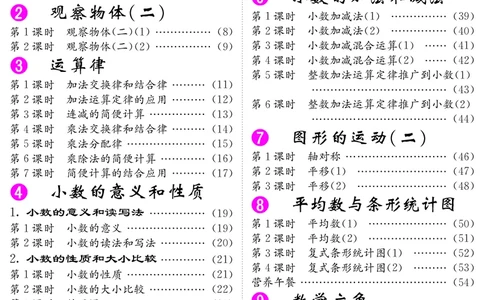 四人数下教案_小学数学人教版单独教案（1-6上下册）_《课堂内外教案》1-6上下册（26春）_1-6下册（26春）