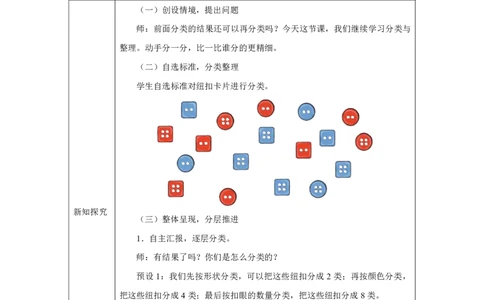 1一、分类与整理_逐层分类_教学设计3_小学数学人教版单独教案（1-6上下册）_《智慧教育教案》1-6上下册（25秋）_1-6上册_2年级上册（教案）2025秋新教材_第1单元