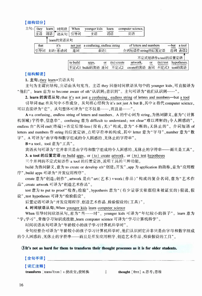 2016年逐词逐句精讲册_考研英语真题（英一＋英二）_考研英语真题_考研英语二历年真题_❤️4.英语二（逐词逐句）纸质版也是24之前