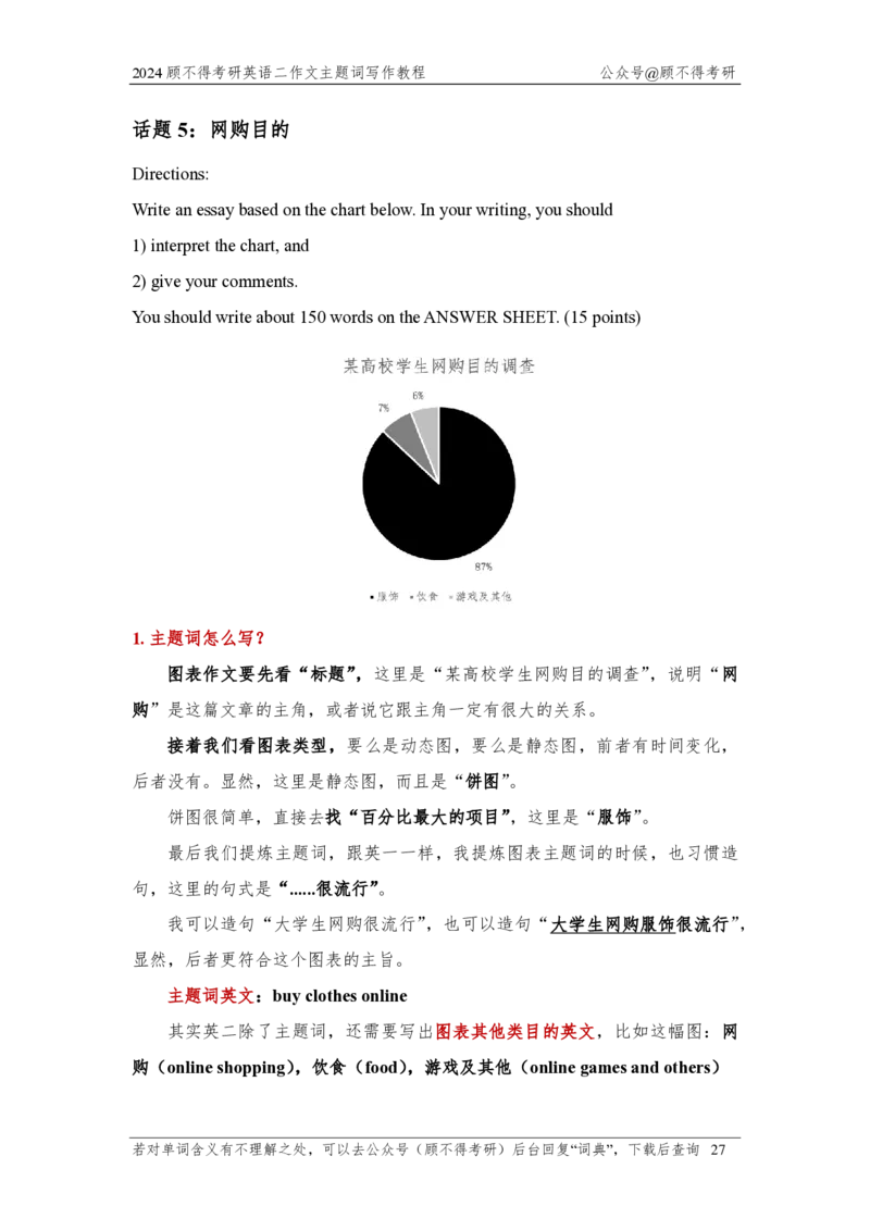 主题词2024考研英语二图表作文(1)_考研英语真题（英一＋英二）_考研英语真题_考研英语一历年真题_25英语-万能作文模板_赠送：25年万能作文模板_顾不得-作文英语_英语二