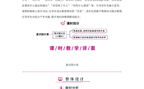 第3单元　复式统计表_小学数学人教版3年级下册_1课时详案_1课时详案