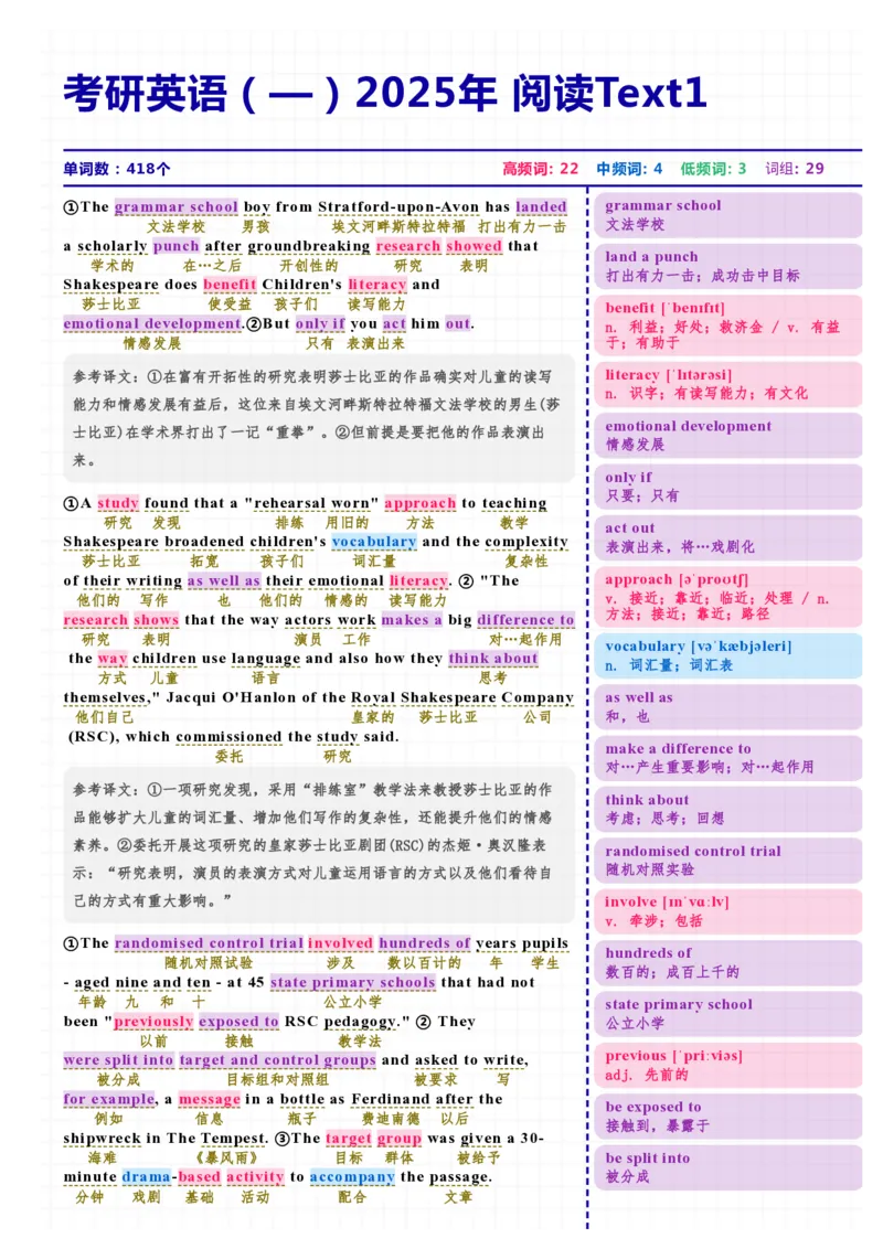 考研英语（&mdash;）2025年阅读Text1_考研英语真题（英一＋英二）_考研英语真题_考研英语一历年真题_❤️7.英语一逐词翻译（2005-2025）_3版本三所有题型推荐2002-2025_逐词翻译