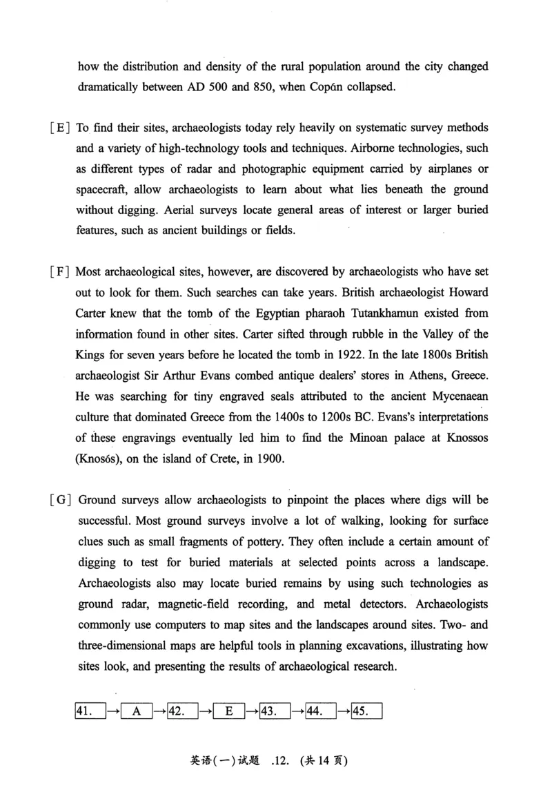 2014年真题及答案速查_考研英语真题（英一＋英二）_考研英语真题_考研英语一历年真题_❤️6.黄皮-英语一解析_真题及答案速查（2001-2025）