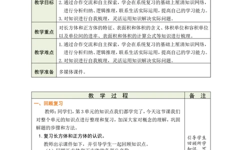 第13课时_小学数学人教版单独教案（1-6上下册）_《绿卡图书教案》1-6下册（26春）_5年级下册（26春）_第3单元