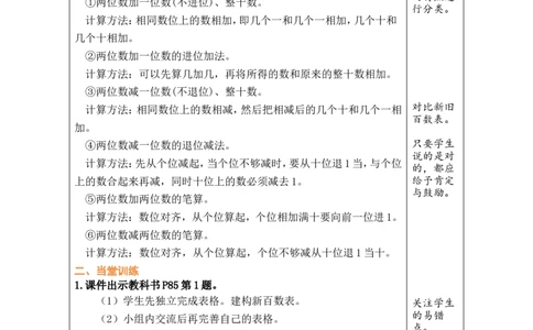 第1课时数与运算_小学数学人教版单独教案（1-6上下册）_《绿卡图书教案》1-6下册（26春）_1年级下册（26春）_7复习与关联