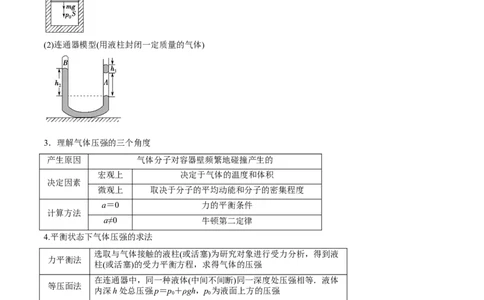 14.2固体液体和气体（讲）--2023年高考物理一轮复习讲练测（全国通用）（解析版）_通用版（老高考）复习资料_2023年复习资料_一轮复习_2023年高考物理一轮复习讲练测（全国通用）