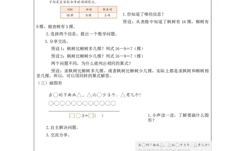2.1320以内的退位减法整理与复习（第3课时）_教学设计_小学数学人教版单独教案（1-6上下册）_《智慧教育教案》1-6上下册（25秋）_1-6下册_1年级下册（教案）2025春_2024春