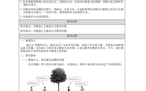 数线上的负数_教学设计_小学数学人教版单独教案（1-6上下册）_《智慧教育教案》1-6上下册（25秋）_1-6下册_6年级下册（教案）新插图_第1单元负数