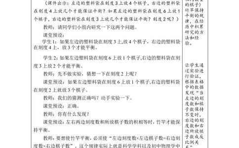 第25课时有趣的平衡_小学数学人教版单独教案（1-6上下册）_《绿卡图书教案》1-6下册（26春）_6年级下册（26春）_6整理和复习