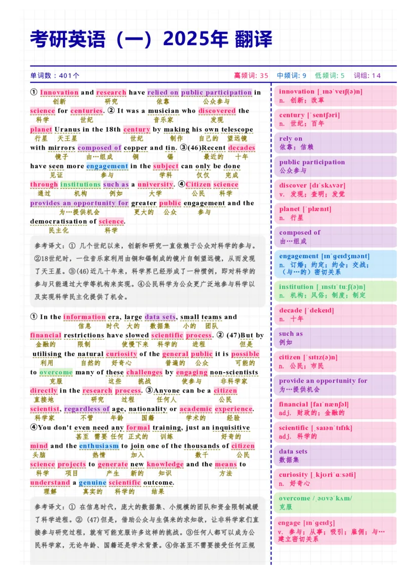 考研英语（一）2025年翻译_考研英语真题（英一＋英二）_考研英语真题_考研英语一历年真题_❤️7.英语一逐词翻译（2005-2025）_3版本三所有题型推荐2002-2025_逐词翻译