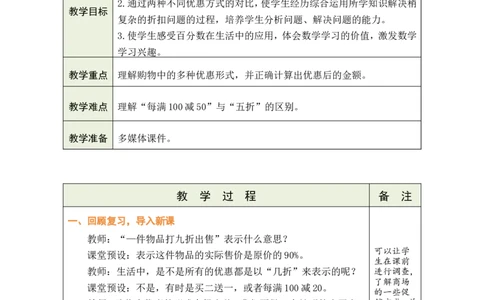 第5课时解决实际问题_小学数学人教版单独教案（1-6上下册）_《绿卡图书教案》1-6下册（26春）_6年级下册（26春）_2百分数（二）