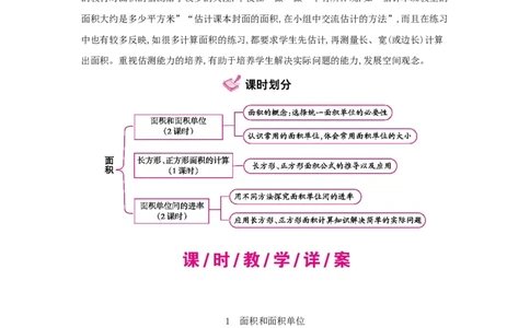 第5单元　面　积_小学数学人教版3年级下册_1课时详案_1课时详案