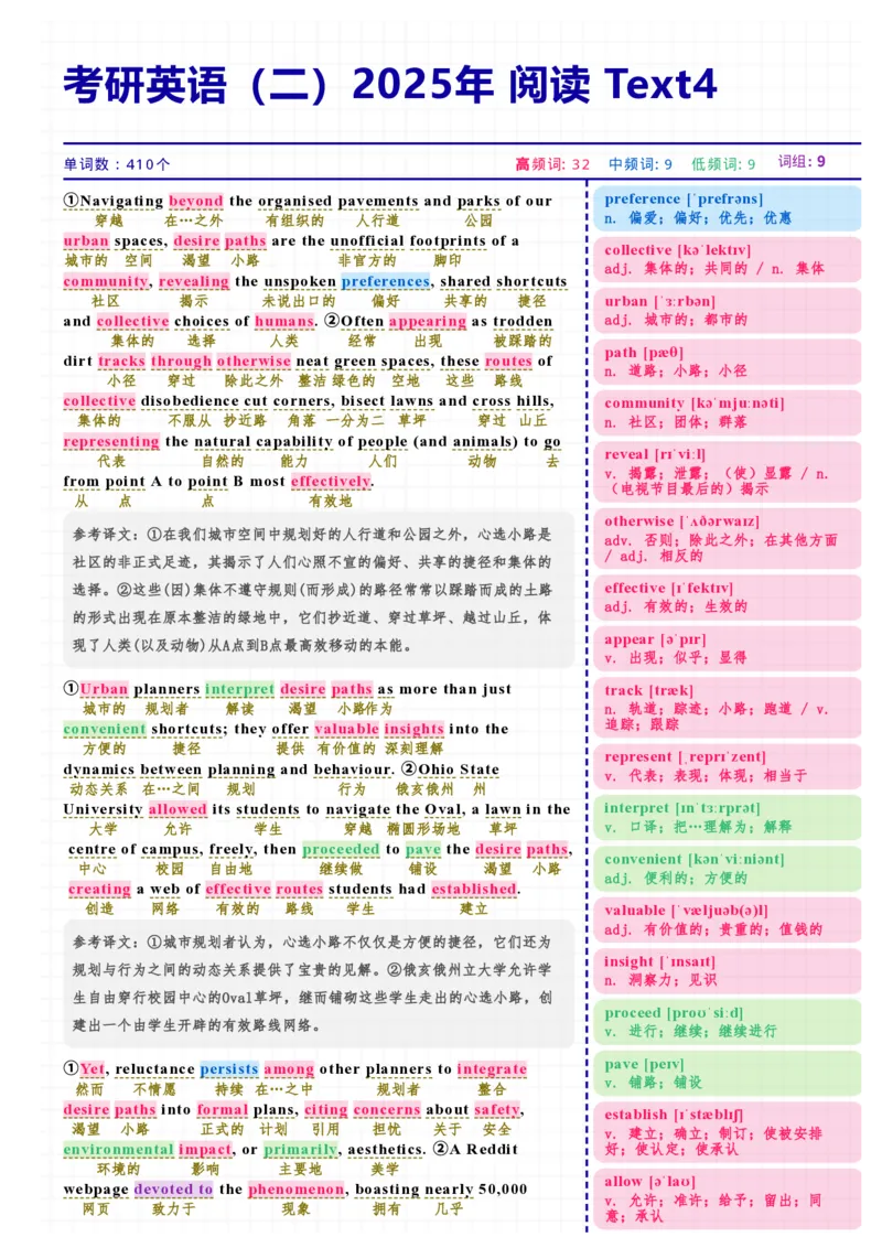 考研英语（二）2025年阅读Text4_考研英语真题（英一＋英二）_考研英语真题_考研英语二历年真题_❤️7.英语二2010-2025(真题逐词翻译)_3版本三所有题型推荐（2002-2025）_逐词翻译_25年