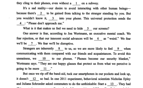 2015年真题及答案速查_考研英语真题（英一＋英二）_考研英语真题_考研英语二历年真题_❤️6.黄皮-英语二+解析_真题及答案速查（2010-2025)