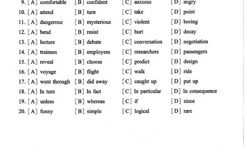 2015年真题及答案速查_考研英语真题（英一＋英二）_考研英语真题_考研英语二历年真题_❤️6.黄皮-英语二+解析_真题及答案速查（2010-2025)