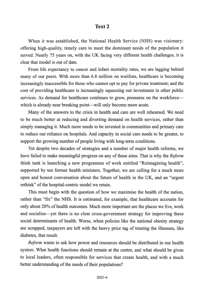 2025年考研英语二真题_考研英语真题（英一＋英二）_考研英语真题_考研英语二历年真题_❤️2.英语二2010-2026真题及解析_2025年英语二真题及详解