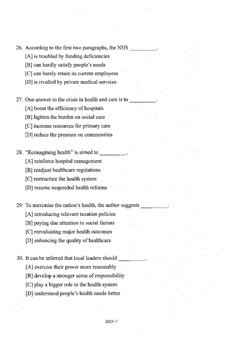 2025年考研英语二真题_考研英语真题（英一＋英二）_考研英语真题_考研英语二历年真题_❤️2.英语二2010-2026真题及解析_2025年英语二真题及详解
