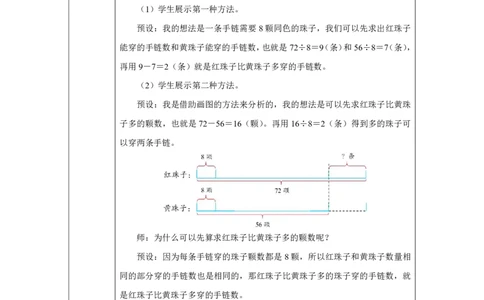 9解决问题（两种思路）_解决问题（两种思路）_教学设计_小学数学人教版单独教案（1-6上下册）_《智慧教育教案》1-6上下册（25秋）_1-6上册_3年级上册（教案）2025秋新教材_第2单元