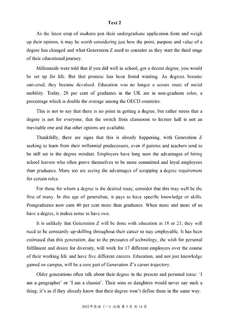 2022年考研英语一真题可复制搜索查词_考研英语真题（英一＋英二）_考研英语真题_考研英语一历年真题_❤️2.英语一2010-2026真题及解析_2010-2025考研英语一真题（PDF）