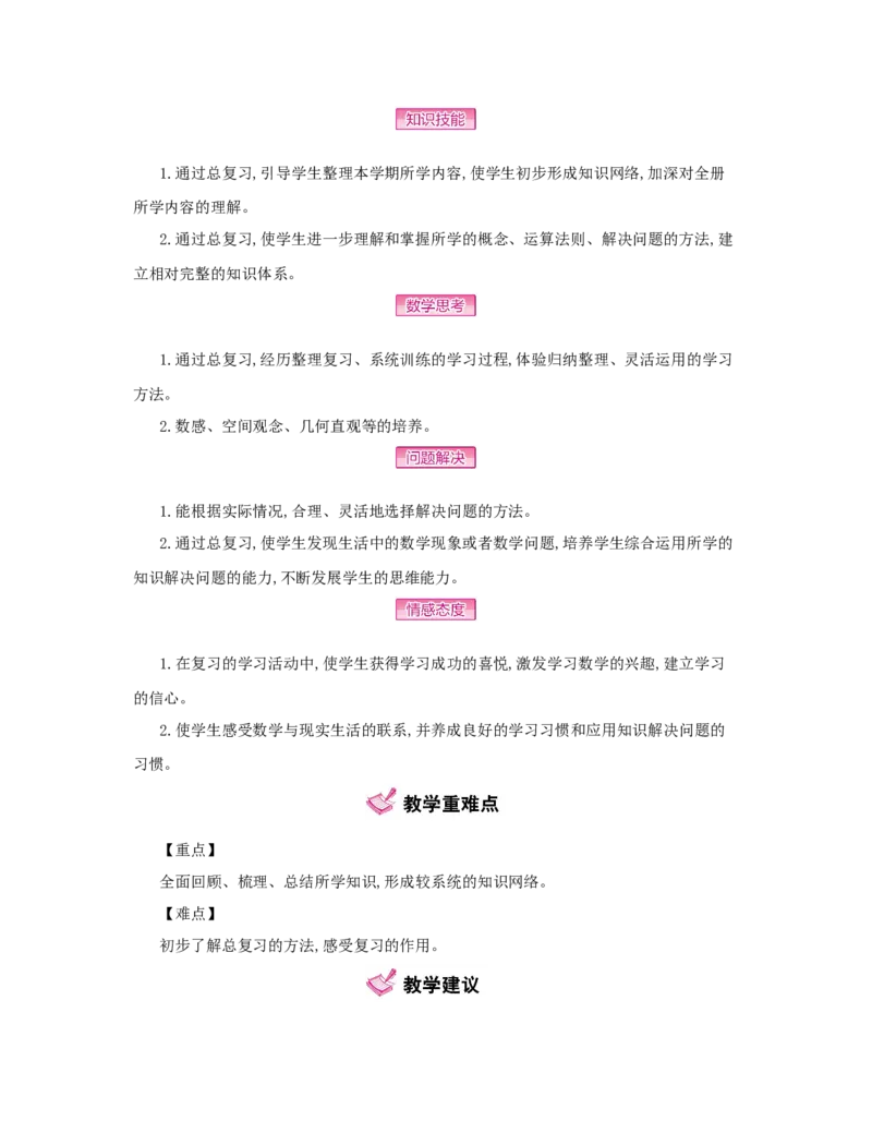 总复习_小学数学人教版3年级下册_1课时详案_1课时详案