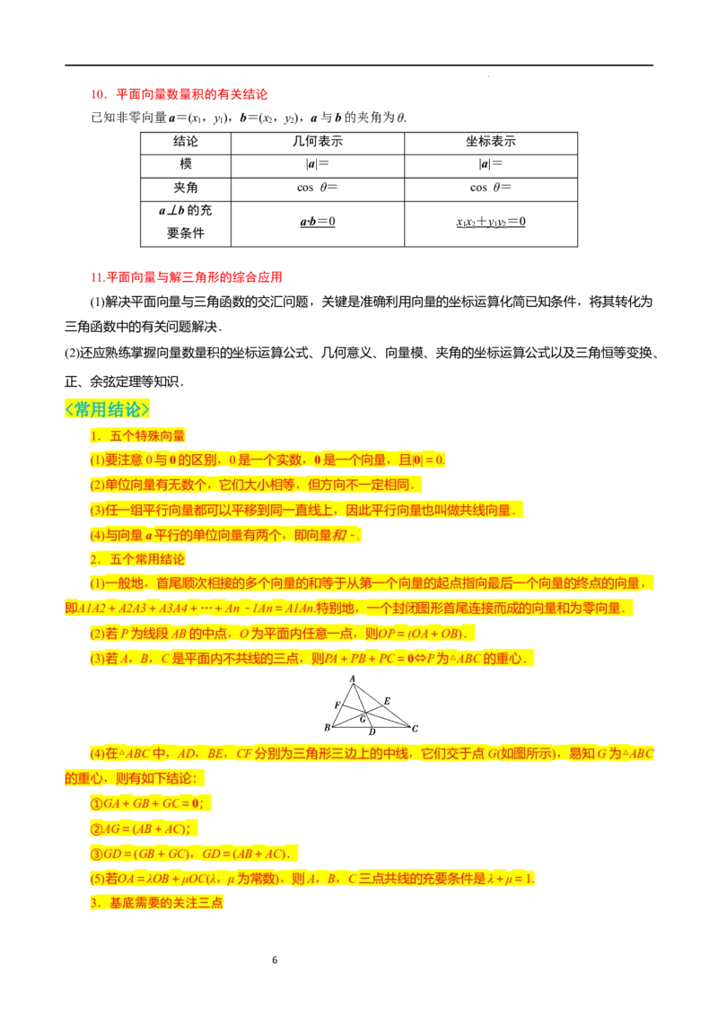 考点11平面向量及其应用（20种题型6个易错考点）（解析版）_新高考复习资料_2024年新高考资料_一轮复习资料_一轮复习讲义2024年高考数学复习全程规划（新高考）_核心考点讲义