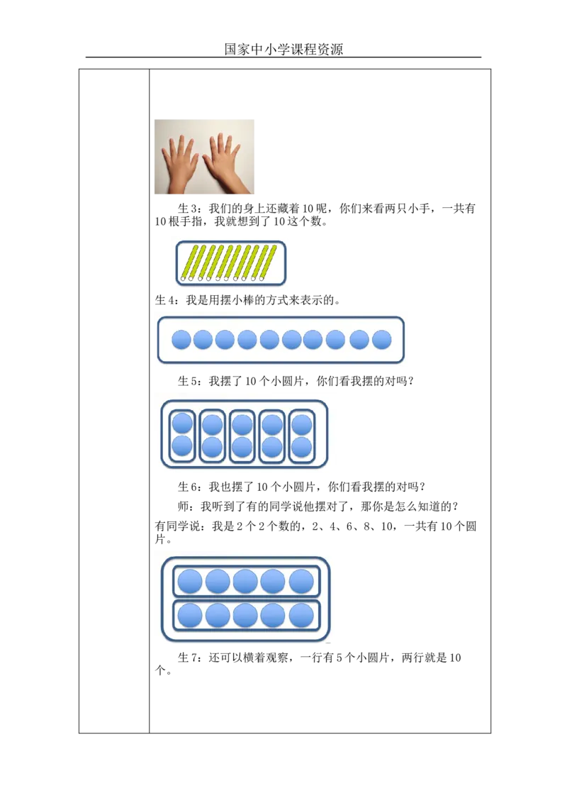10的认识和加减法练习_教学设计_小学数学人教版单独教案（1-6上下册）_《智慧教育教案》1-6上下册（25秋）_1-6上册_1年级上册（教案）新插图_第5单元6~10的认识和加减法