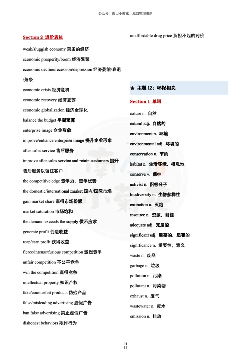 南山吃鸡（必背）十五大写作主题词_考研英语真题（英一＋英二）_考研英语真题_考研英语一历年真题_25英语-万能作文模板_26年万能作文模板（持续更新...）_南山_英语一_配套资料