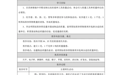18称重我很行_称重我很行_教学设计_小学数学人教版单独教案（1-6上下册）_《智慧教育教案》1-6上下册（25秋）_1-6上册_3年级上册（教案）2025秋新教材_曹冲称象的故事