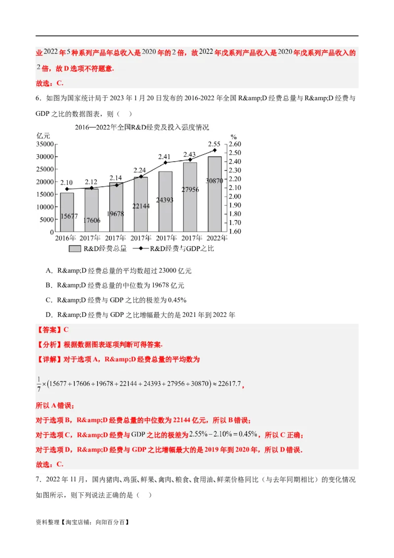 第47讲随机抽样（精讲）一轮复习讲义2024年高考数学高频考点题型归纳与方法总结（新高考通用）解析版_新高考复习资料_2024年新高考资料_一轮复习资料_第47讲随机抽样（精讲）