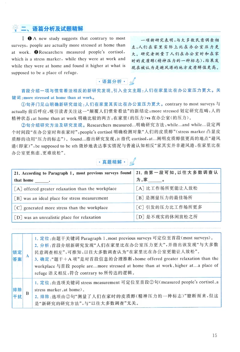 2015年真题解析及复习思路_考研英语真题（英一＋英二）_考研英语真题_考研英语二历年真题_❤️6.黄皮-英语二+解析_真题解析及复习思路（2010-2025）