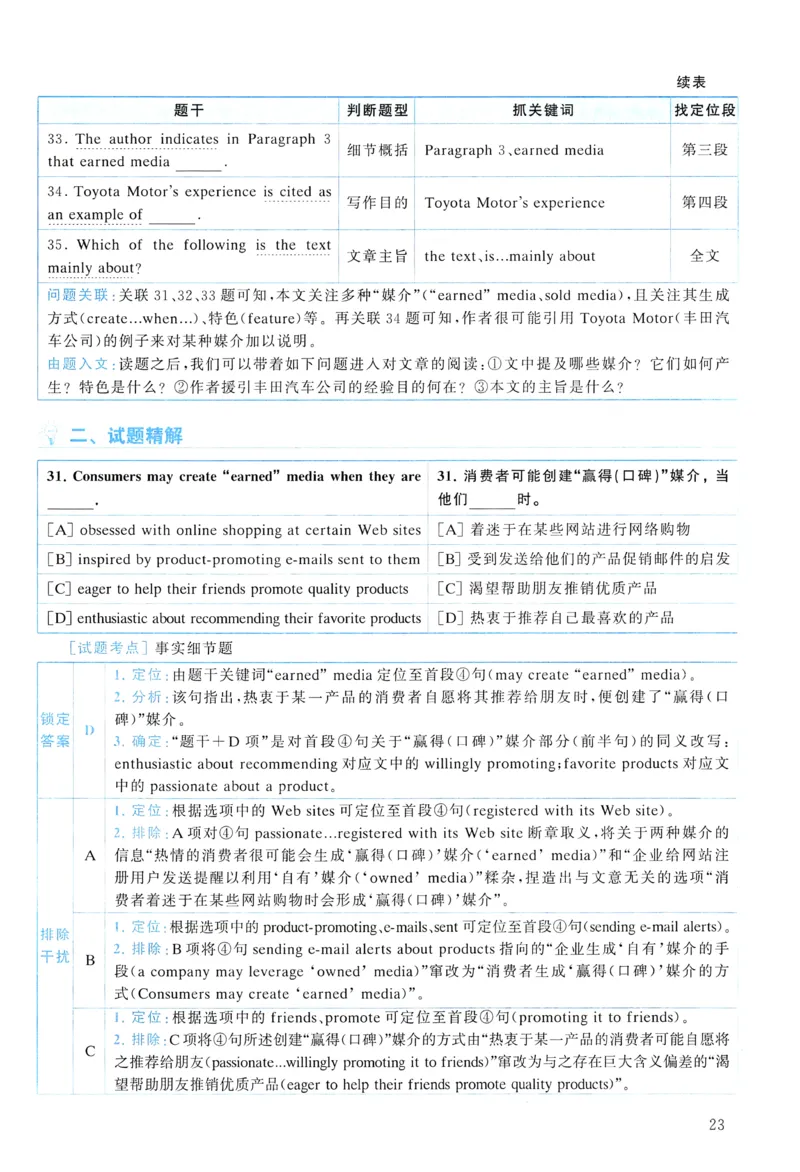 2011年真题解析及复习思路_考研英语真题（英一＋英二）_考研英语真题_考研英语一历年真题_❤️6.黄皮-英语一解析_真题解析及复习思路（2001-2025）
