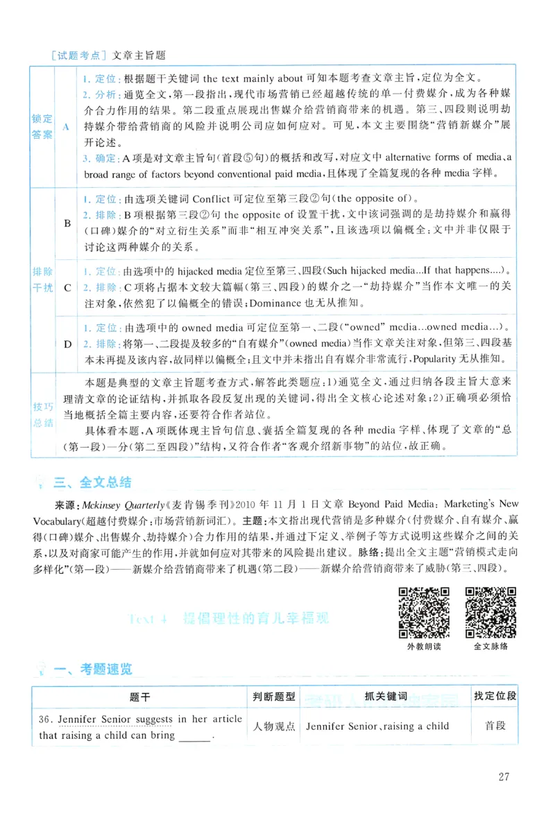 2011年真题解析及复习思路_考研英语真题（英一＋英二）_考研英语真题_考研英语一历年真题_❤️6.黄皮-英语一解析_真题解析及复习思路（2001-2025）