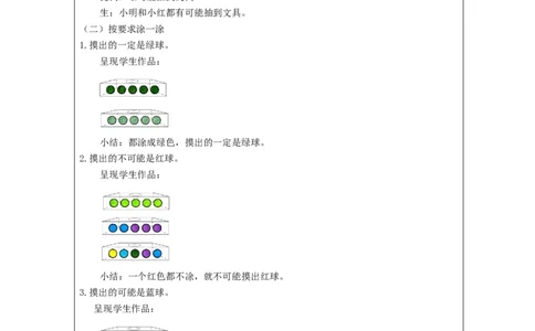 可能性（第1课时）_教学设计_小学数学人教版单独教案（1-6上下册）_《智慧教育教案》1-6上下册（25秋）_1-6上册_5年级上册（教案）新插图_第4单元可能性